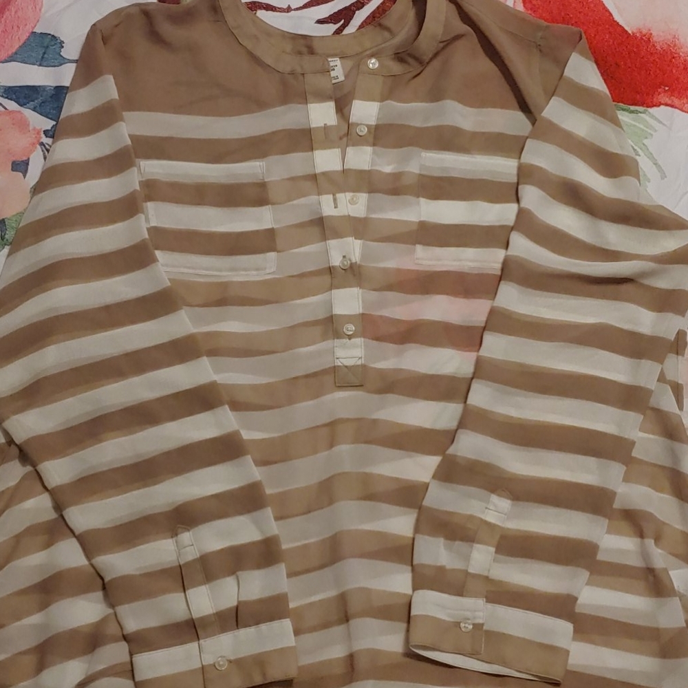 Chiffon Stripped Blouse